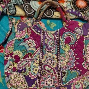 Vera Bradley Multicolor Paisley Tote